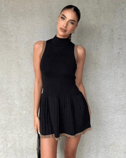 Women's SOERA Margot Drop-Waist Contrast Knit Dress