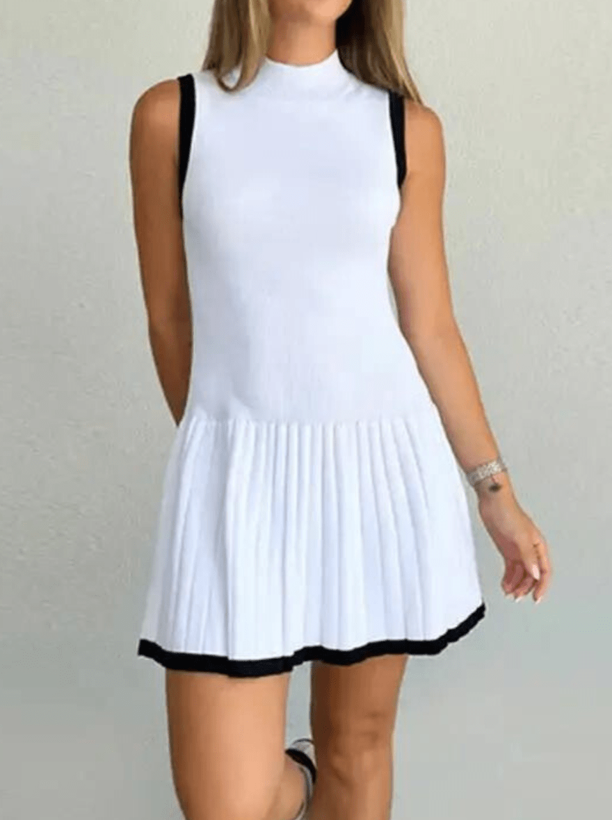 Women's SOERA Margot Drop-Waist Contrast Knit Dress