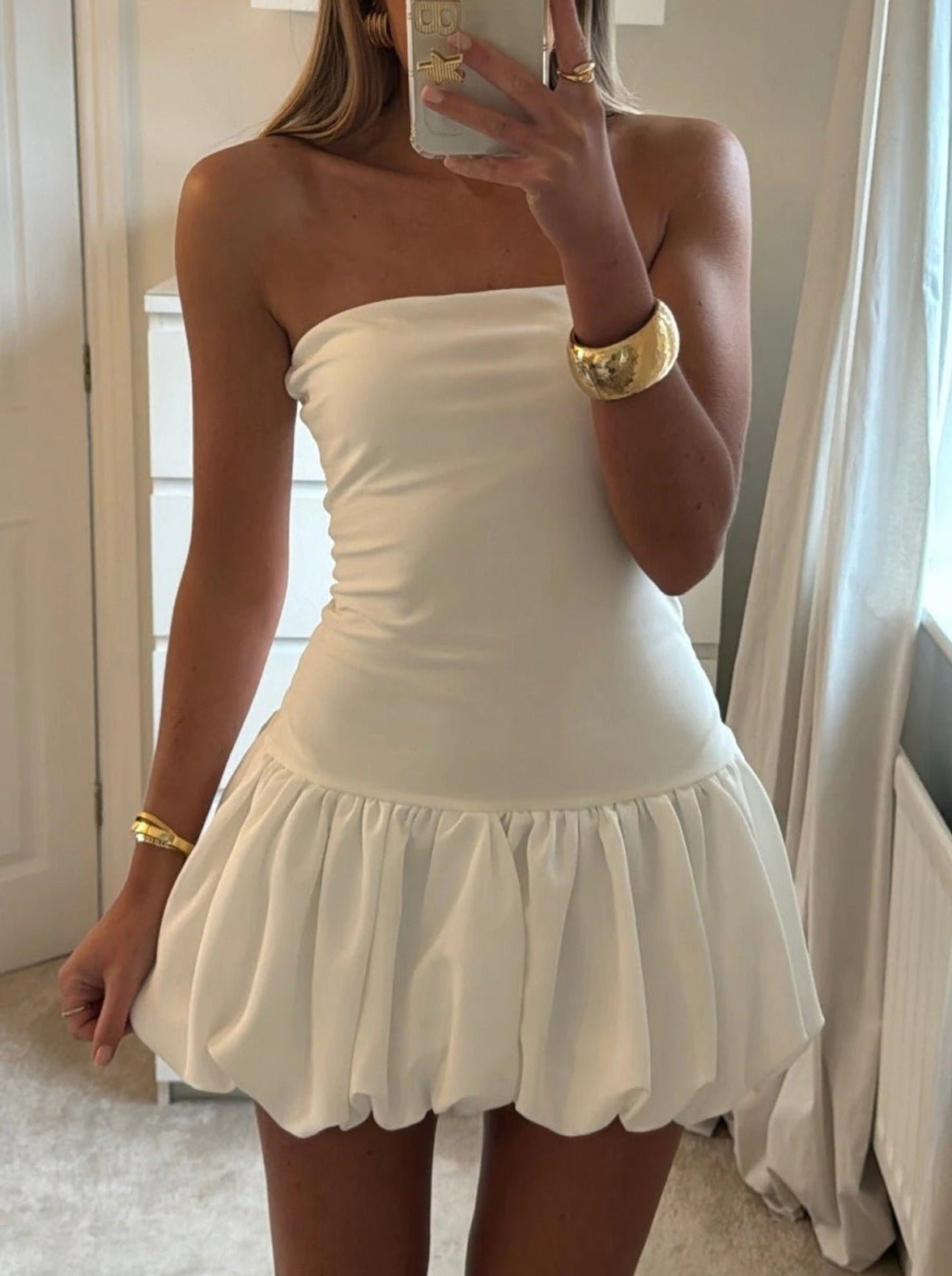 Women's SOERA Maurie Drop-Waist Bubble-Hem Dress