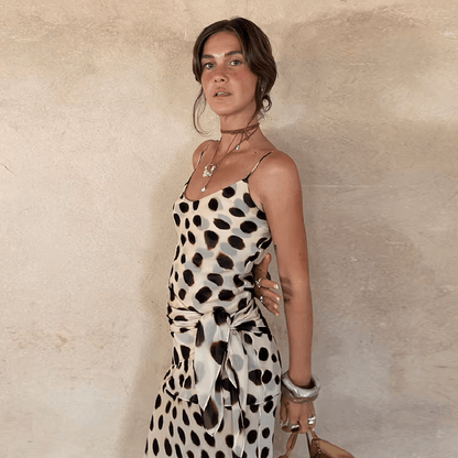 Women's SOERA Natasha Leopard Print Maxi Scarf Dress