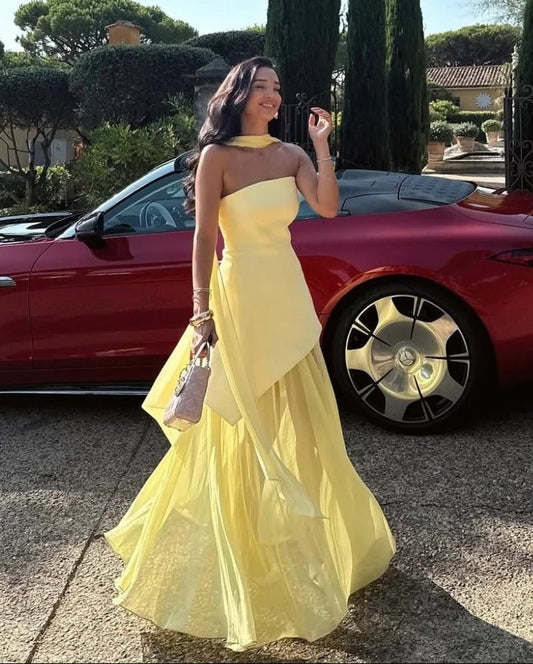 Women's Ophelia Asymmetric Sheer Maxi Dress