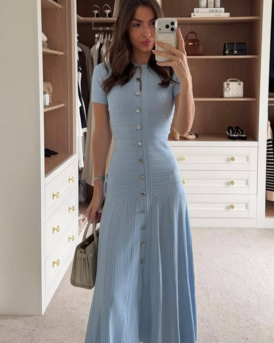 Women's SOERA Quinn Ribbed Knit Midi Dress