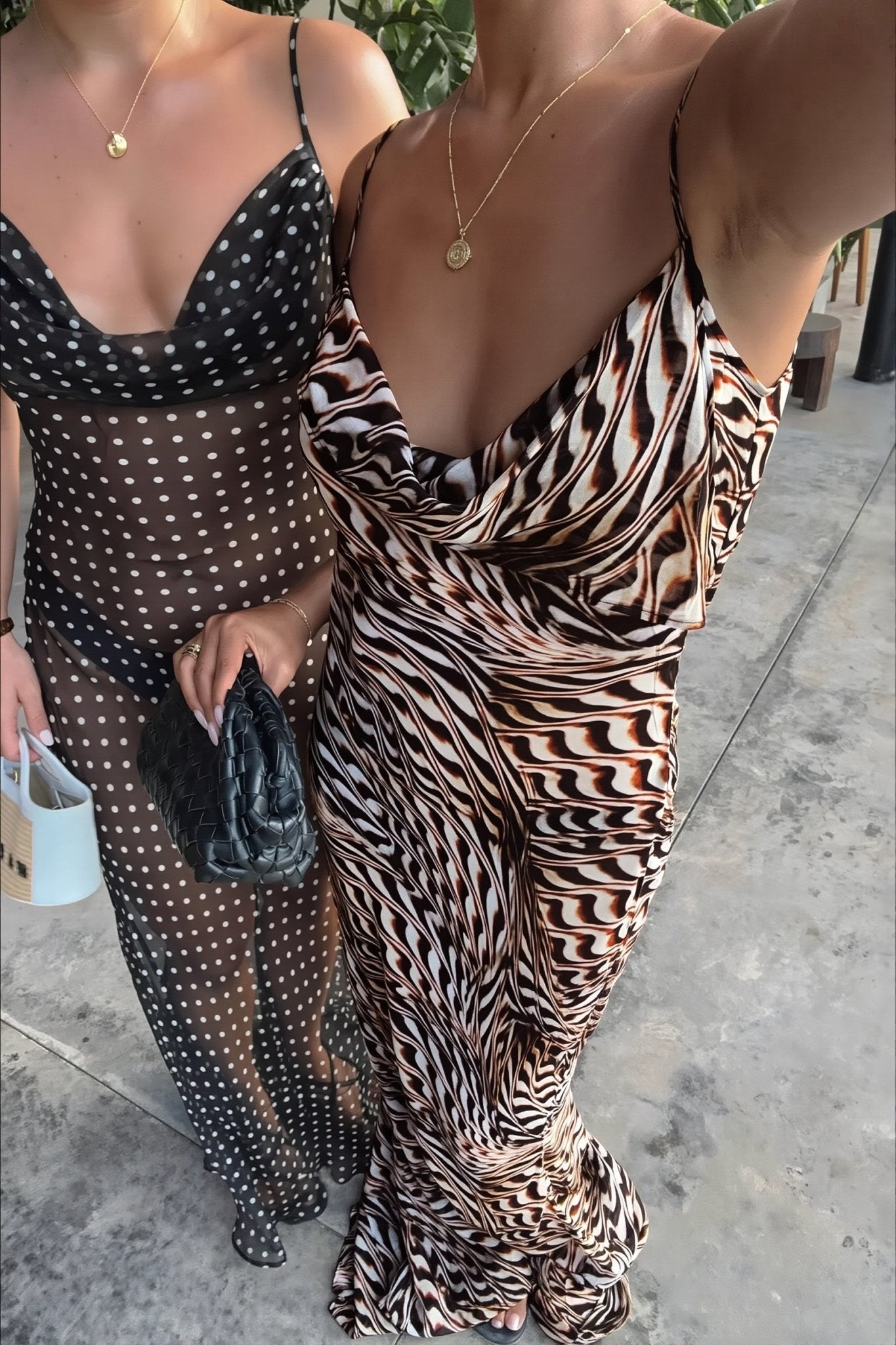 Women's SOERA Reina Cowl Neck Slip Maxi Dress