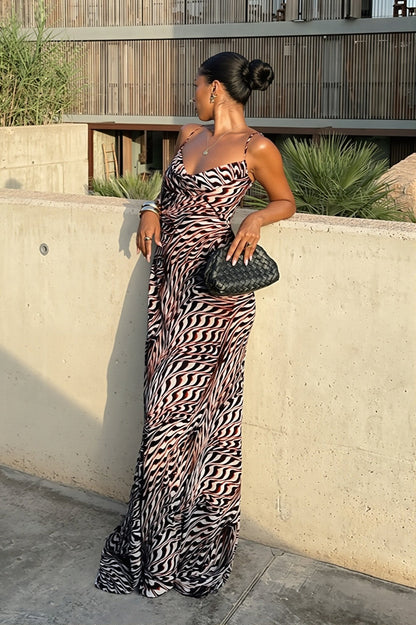 Women's SOERA Reina Cowl Neck Slip Maxi Dress