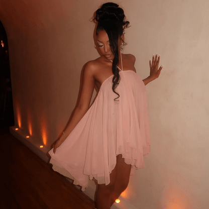 Women's SOERA Sienna Backless Halter Mini Dress