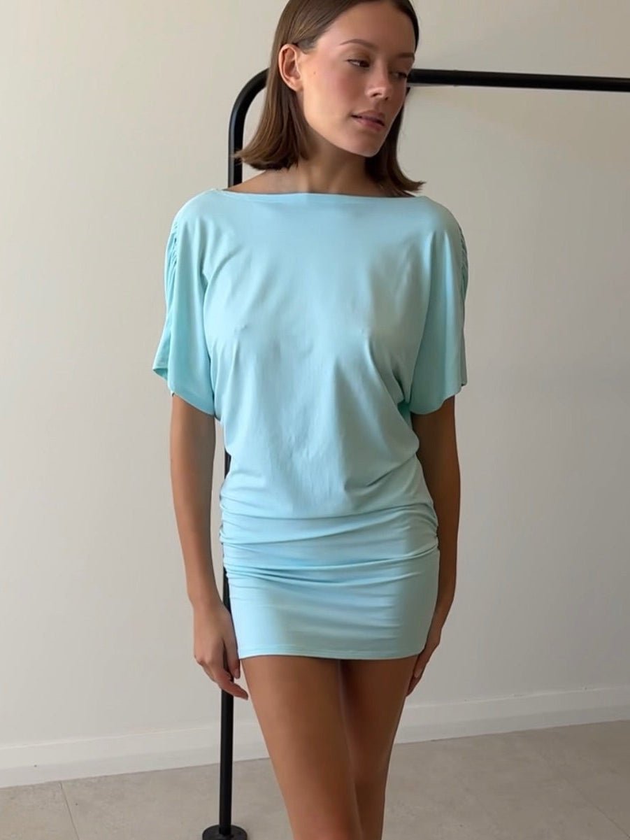 Women's SOERA Sienna Ruched Backless Mini Dress