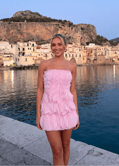 Women's SOERA Sophia Chiffon Ruffle Mini Dress