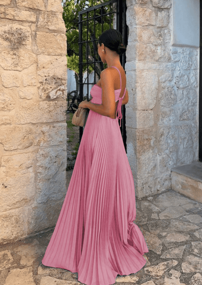 Women's Sophia Crinkle Chiffon Maxi Dress