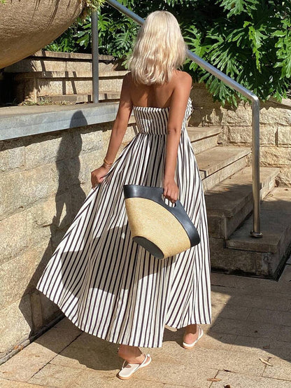 Women's SOERA Sophia Ruched Stripe Tube Dress