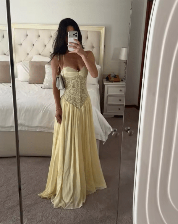 Women's Vivienne Halter Corset Maxi Dress