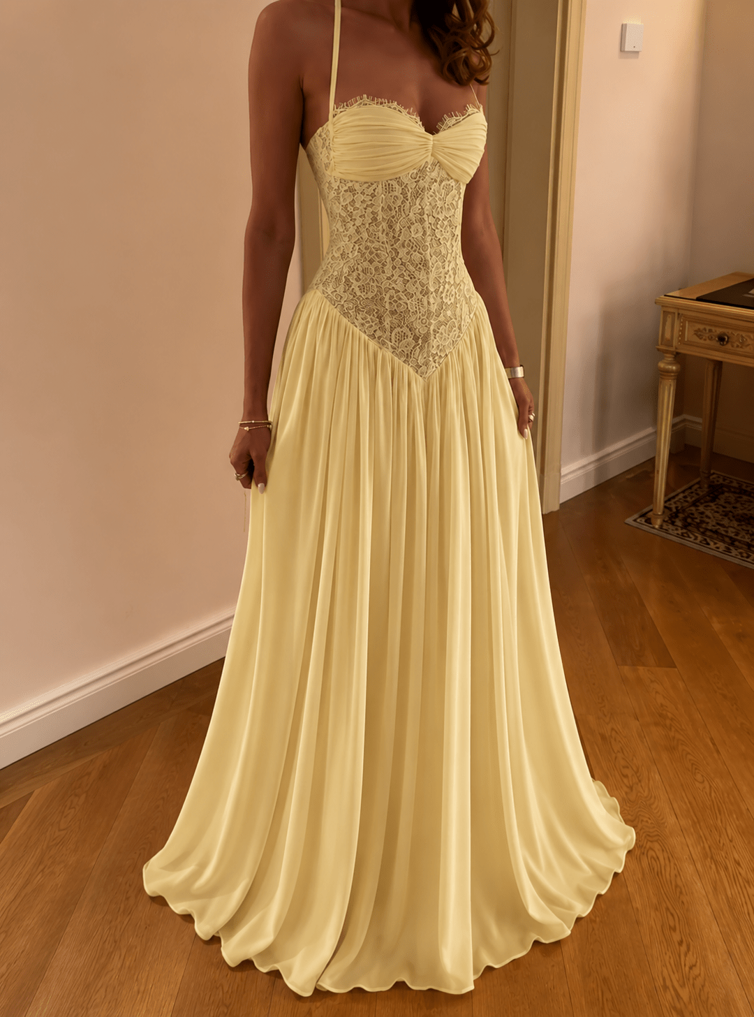 Women's Vivienne Halter Corset Maxi Dress