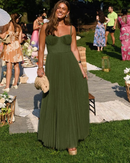 Women's SOERA Vivienne Pleated Sleeveless Maxi Dress