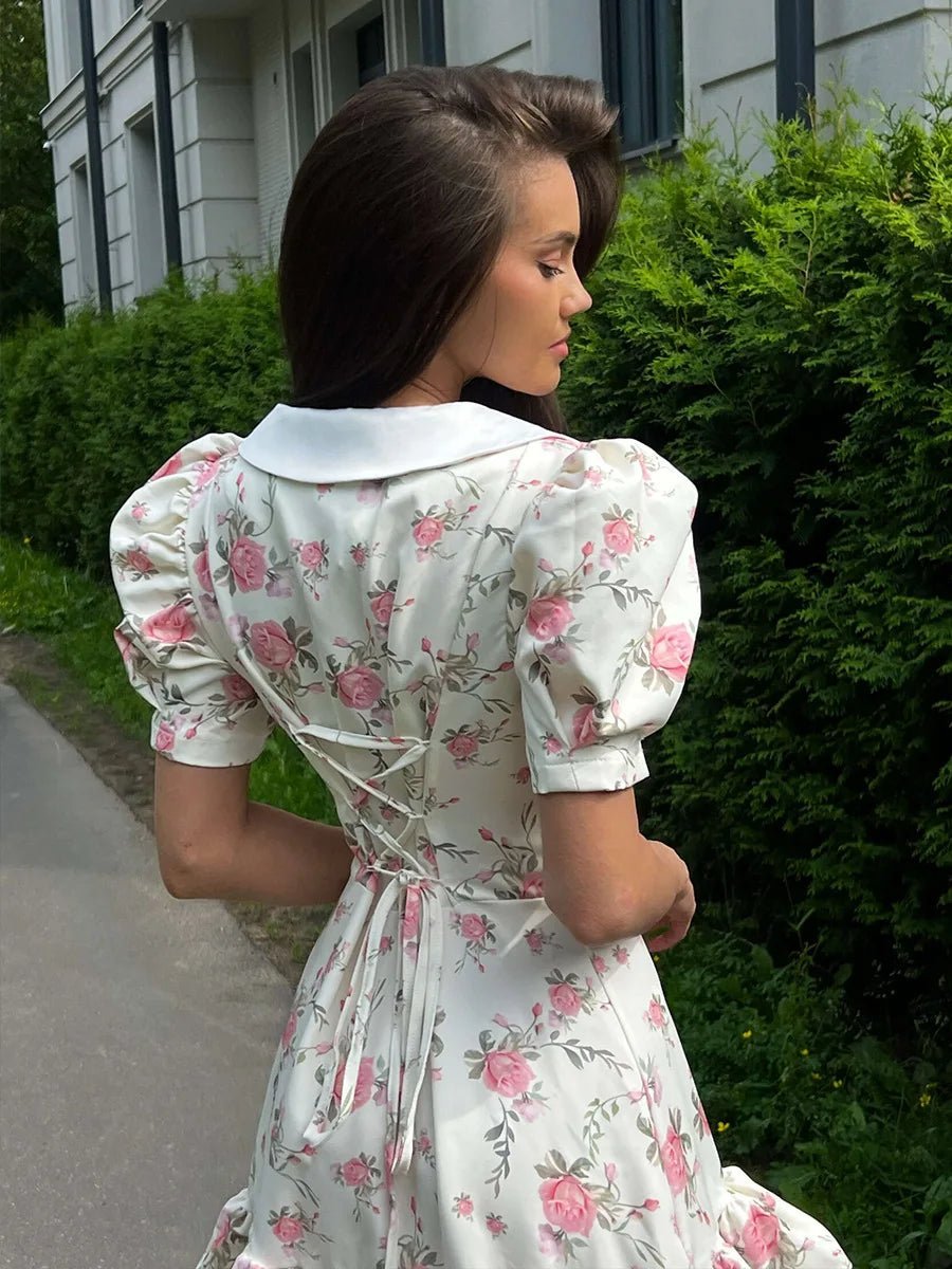 Women's SOERA Andromeda Floral Puff Sleeve Mini Dress