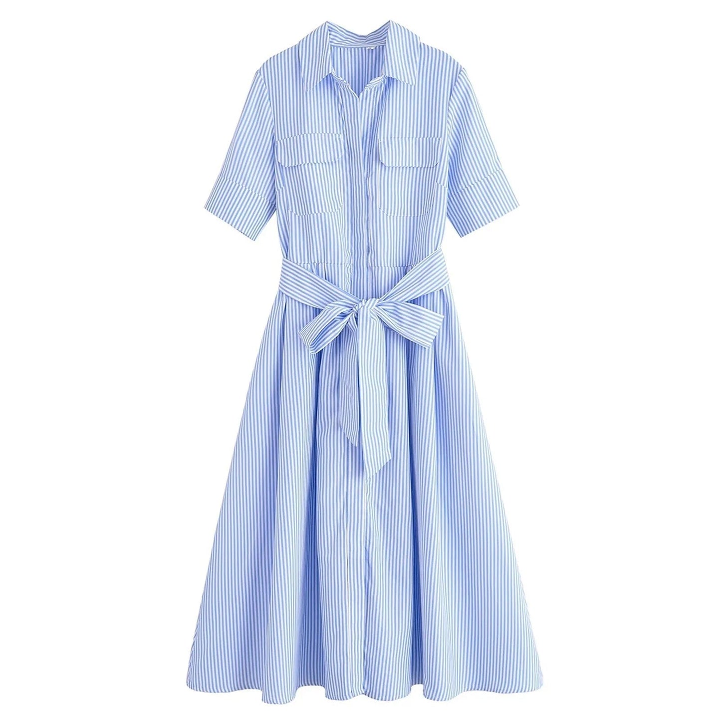 Women's SOERA Beatrice Belted Shirt Midi Dress