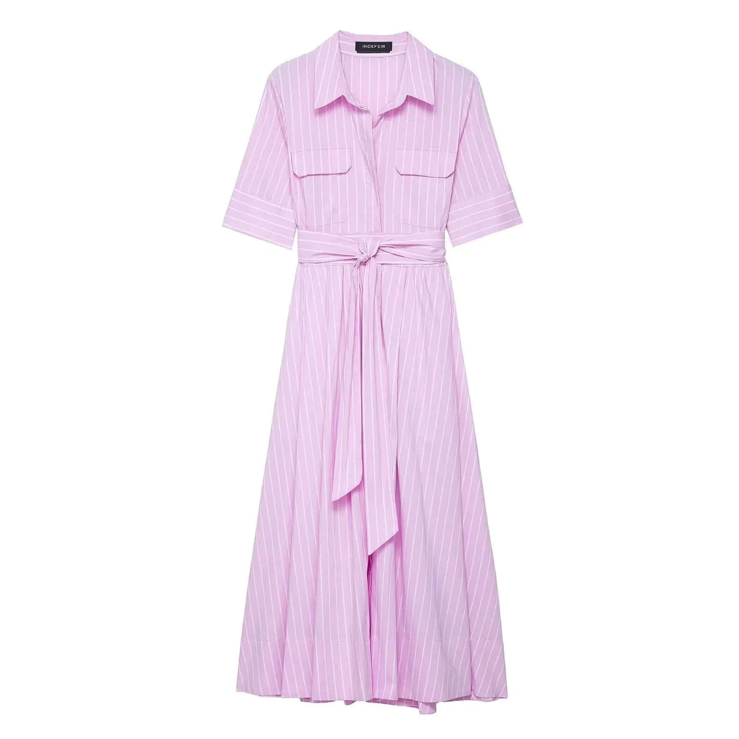 Women's SOERA Beatrice Belted Shirt Midi Dress