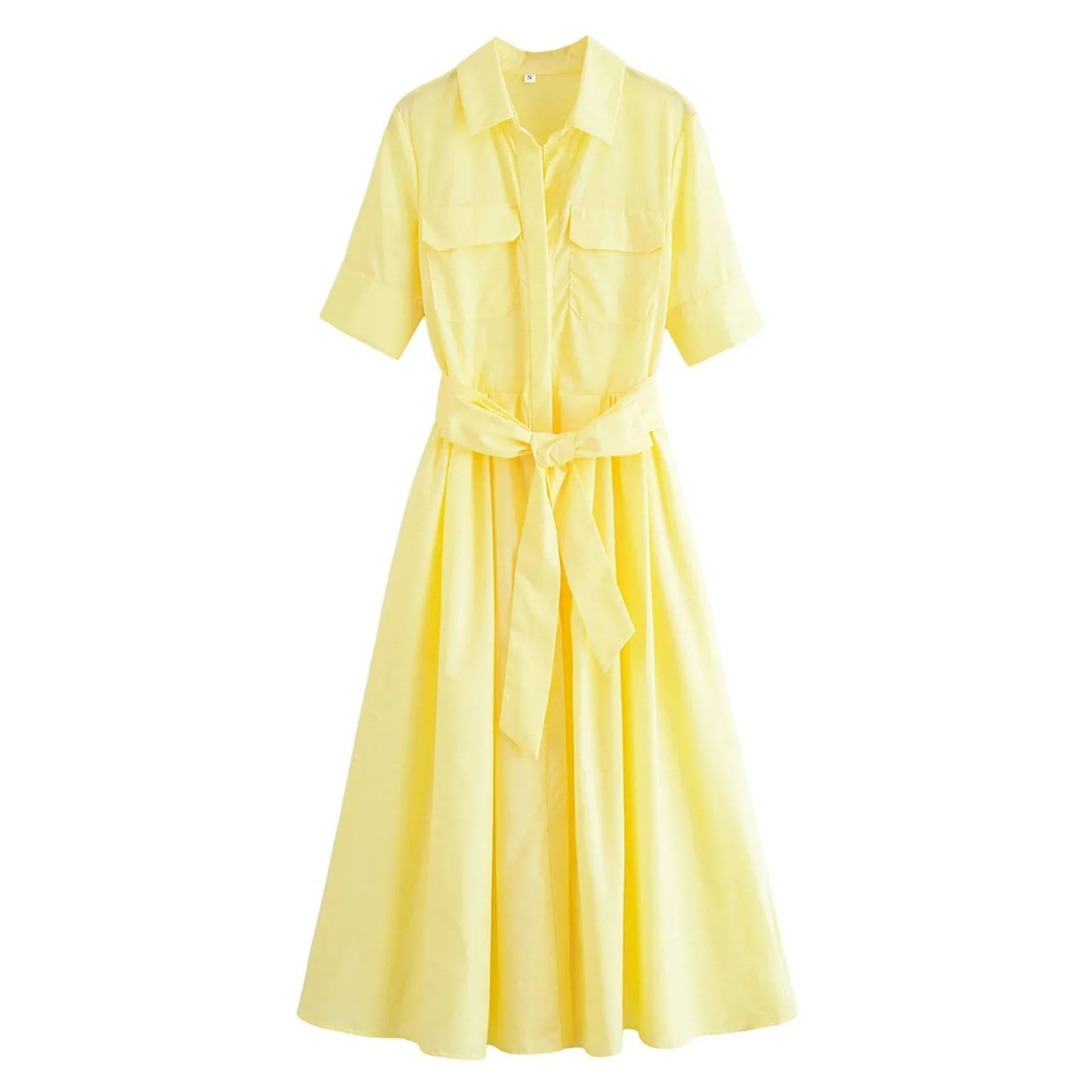Women's SOERA Beatrice Belted Shirt Midi Dress