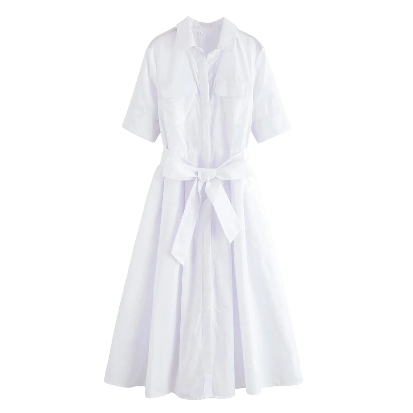 Women's SOERA Beatrice Belted Shirt Midi Dress