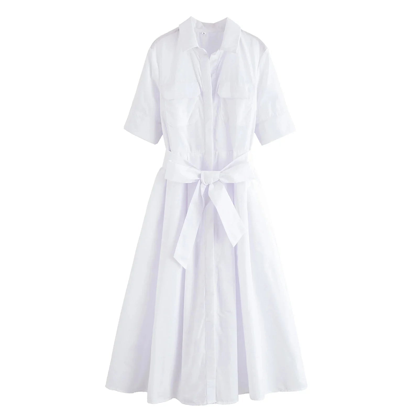 Women's SOERA Beatrice Belted Shirt Midi Dress
