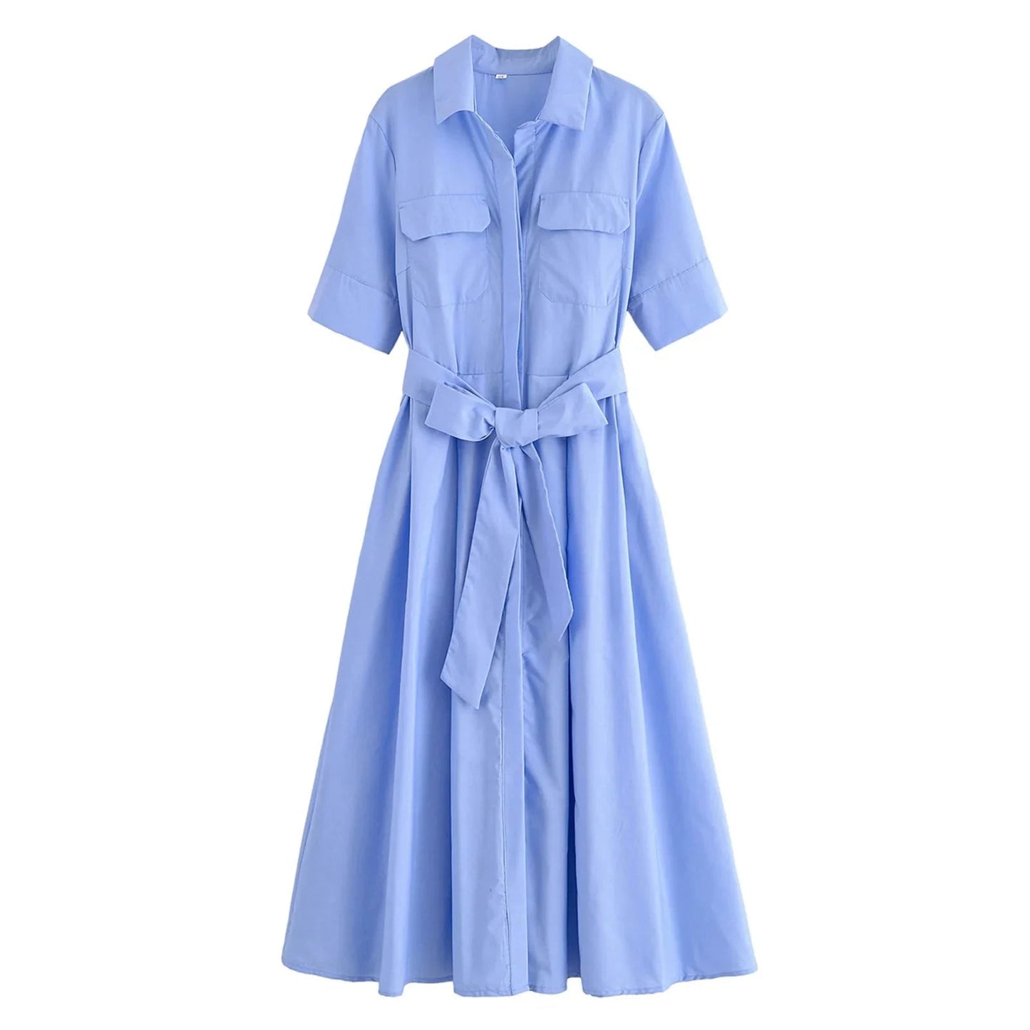 Women's SOERA Beatrice Belted Shirt Midi Dress