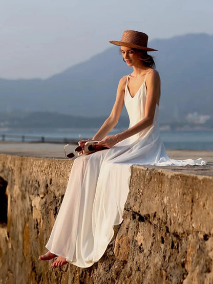 Women's SOERA Bianca V-Neck Backless Cami Long Dress