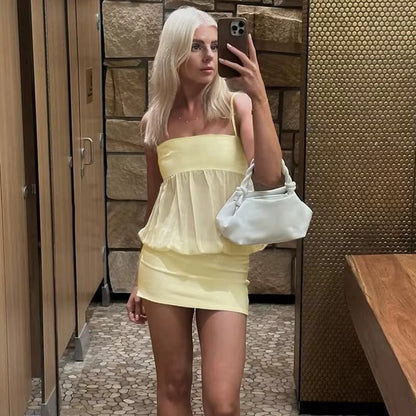 Women's Celeste Off Shoulder Mesh Bodycon Mini Dress