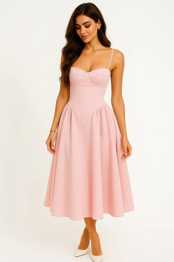 Women's SOERA Isabelle Long Sleeve Midi Wedding Guest Dress