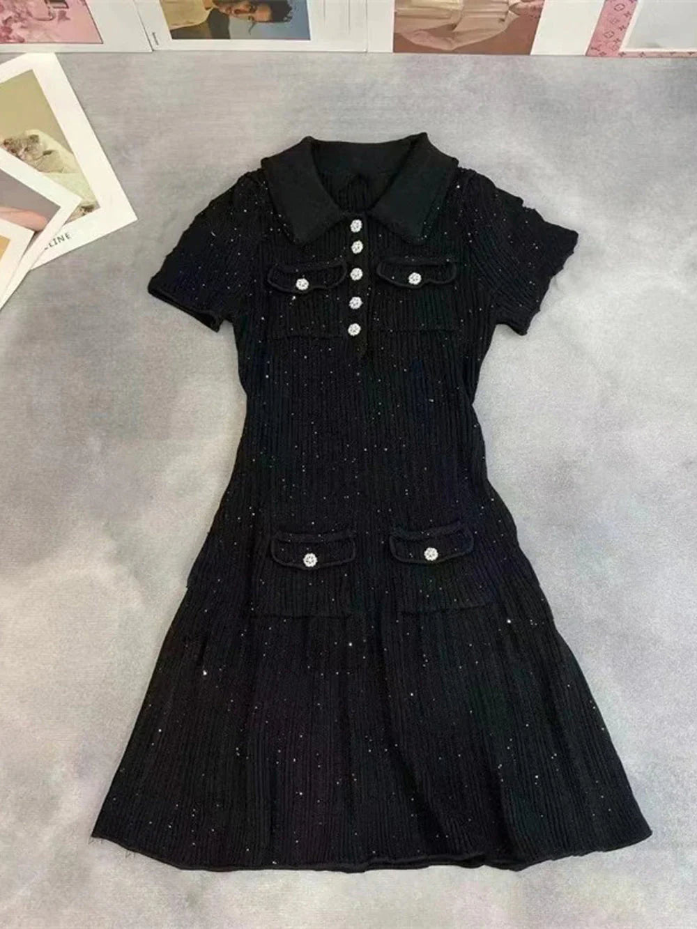 Women's SOERA Katya Sequin Knit Mini Dress