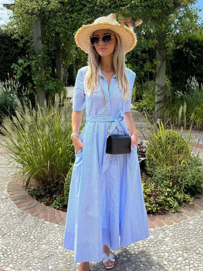 Women's SOERA Stacie Bow Tie-Waist Shirt Dress