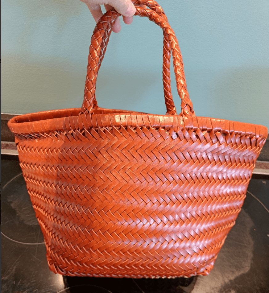 Women's Anais Handwoven Leather Tote Bag