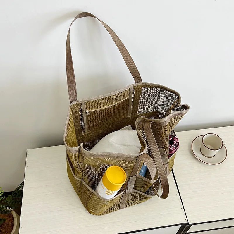 Women's SOERA Beatrice Large Capacity Canvas Beach Tote
