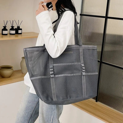Women's SOERA Beatrice Large Capacity Canvas Beach Tote