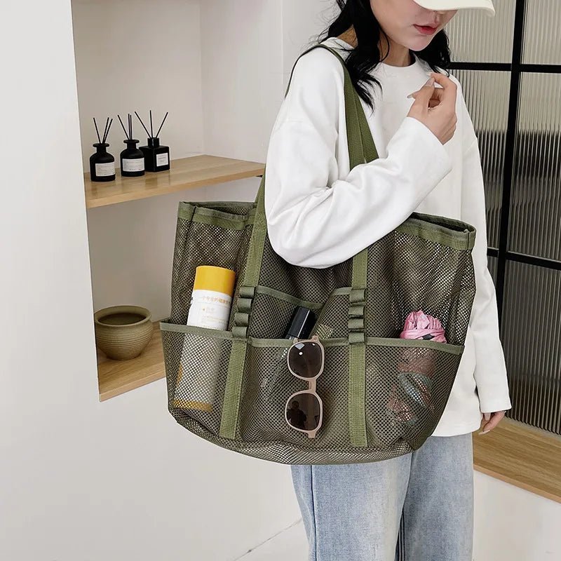 Women's SOERA Beatrice Large Capacity Canvas Beach Tote