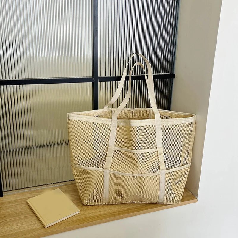 Women's SOERA Beatrice Large Capacity Canvas Beach Tote