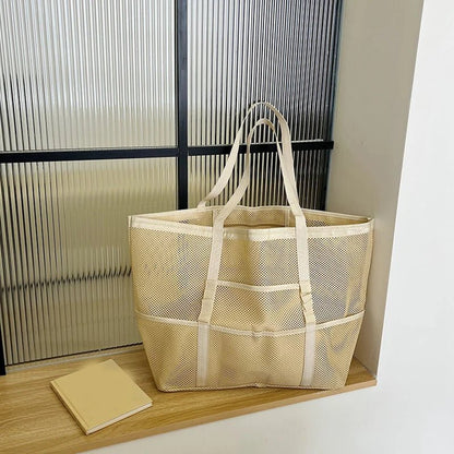 Women's SOERA Beatrice Large Capacity Canvas Beach Tote