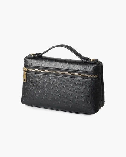 Women's SOERA Bianca Ostrich Pattern Cosmetic Bag