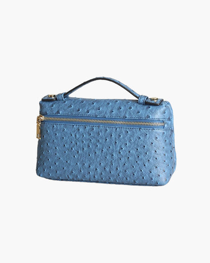 Women's SOERA Bianca Ostrich Pattern Cosmetic Bag
