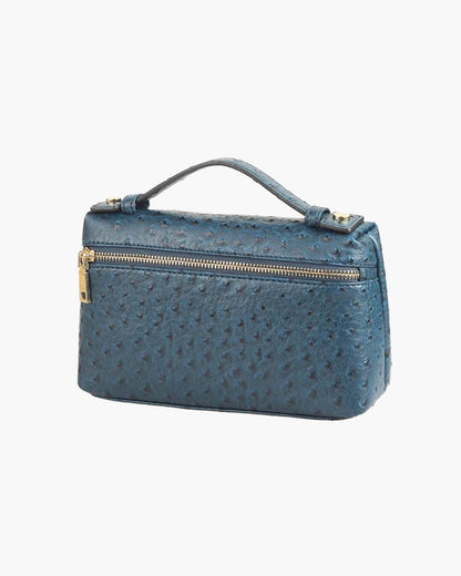 Women's SOERA Bianca Ostrich Pattern Cosmetic Bag
