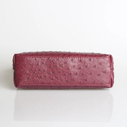 Women's SOERA Bianca Ostrich Pattern Cosmetic Bag