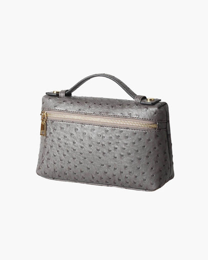 Women's SOERA Bianca Ostrich Pattern Cosmetic Bag