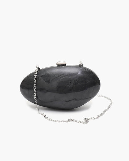 Women's SOERA Bianca Shell-Shaped Acrylic Evening Clutch