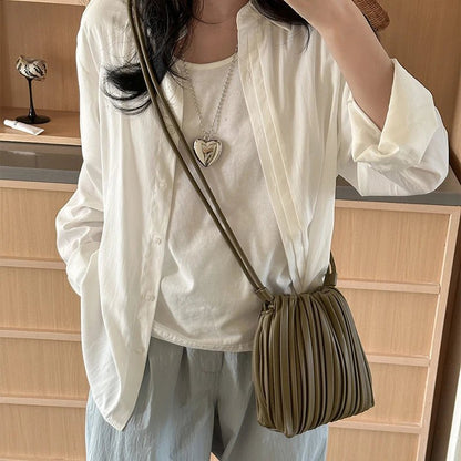Women's Lily Pleated Mini Crossbody Bag