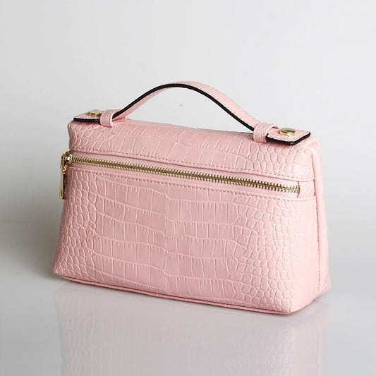 Women's Minerva Crocodile Pattern Clutch Bag