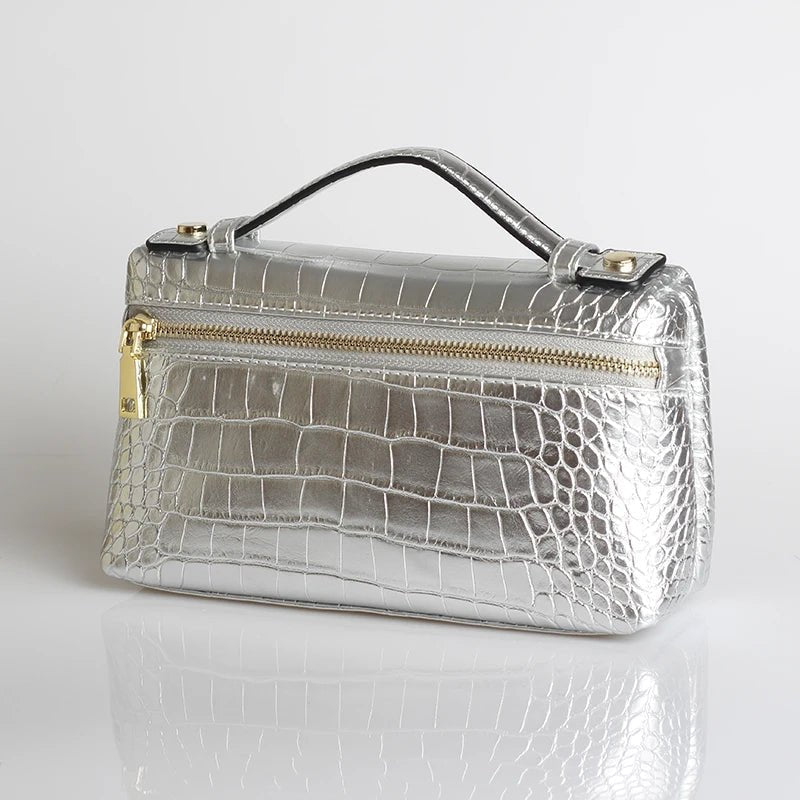 Women's Minerva Crocodile Pattern Clutch Bag