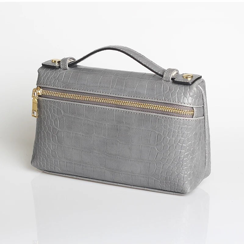 Women's Minerva Crocodile Pattern Clutch Bag