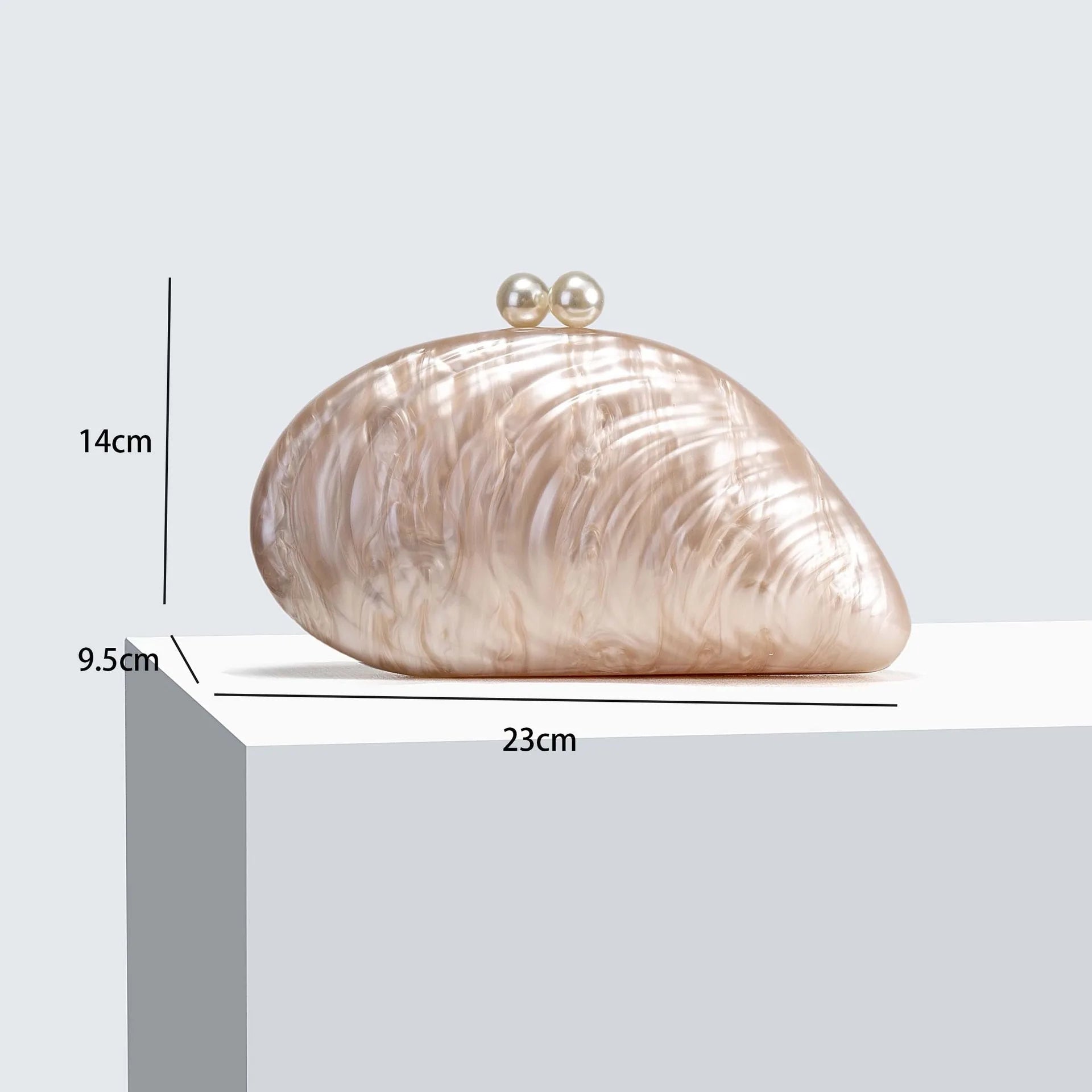 Women's SOERA Valentina Shell-Shaped Clutch Purse