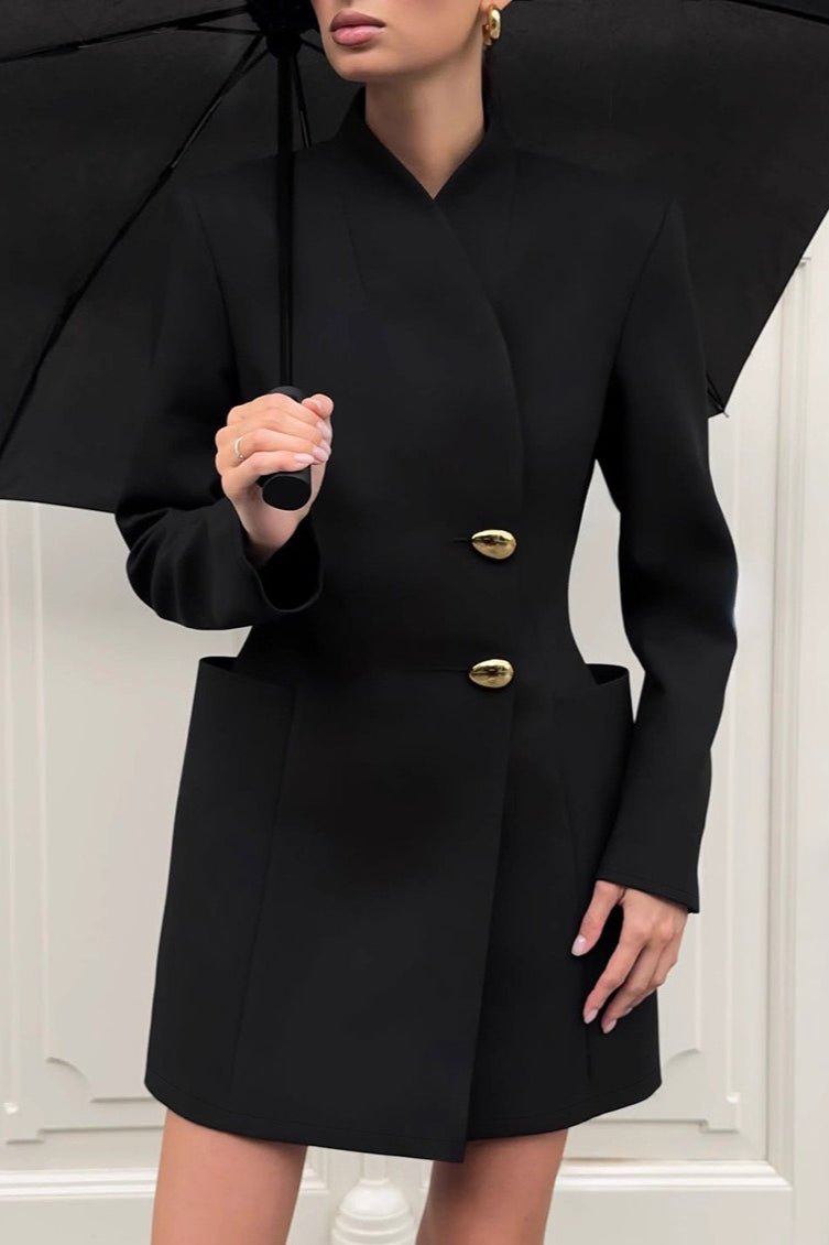 Women's SOERA Beatrice Fitted Waist V-Neck Blazer