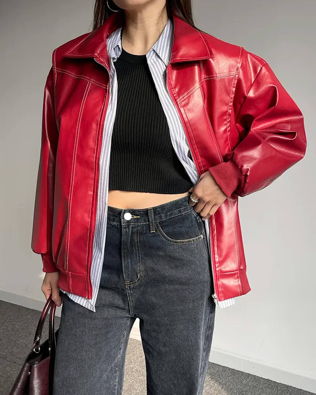 Women's SOERA Brooke Zip-Up Bomber Jacket