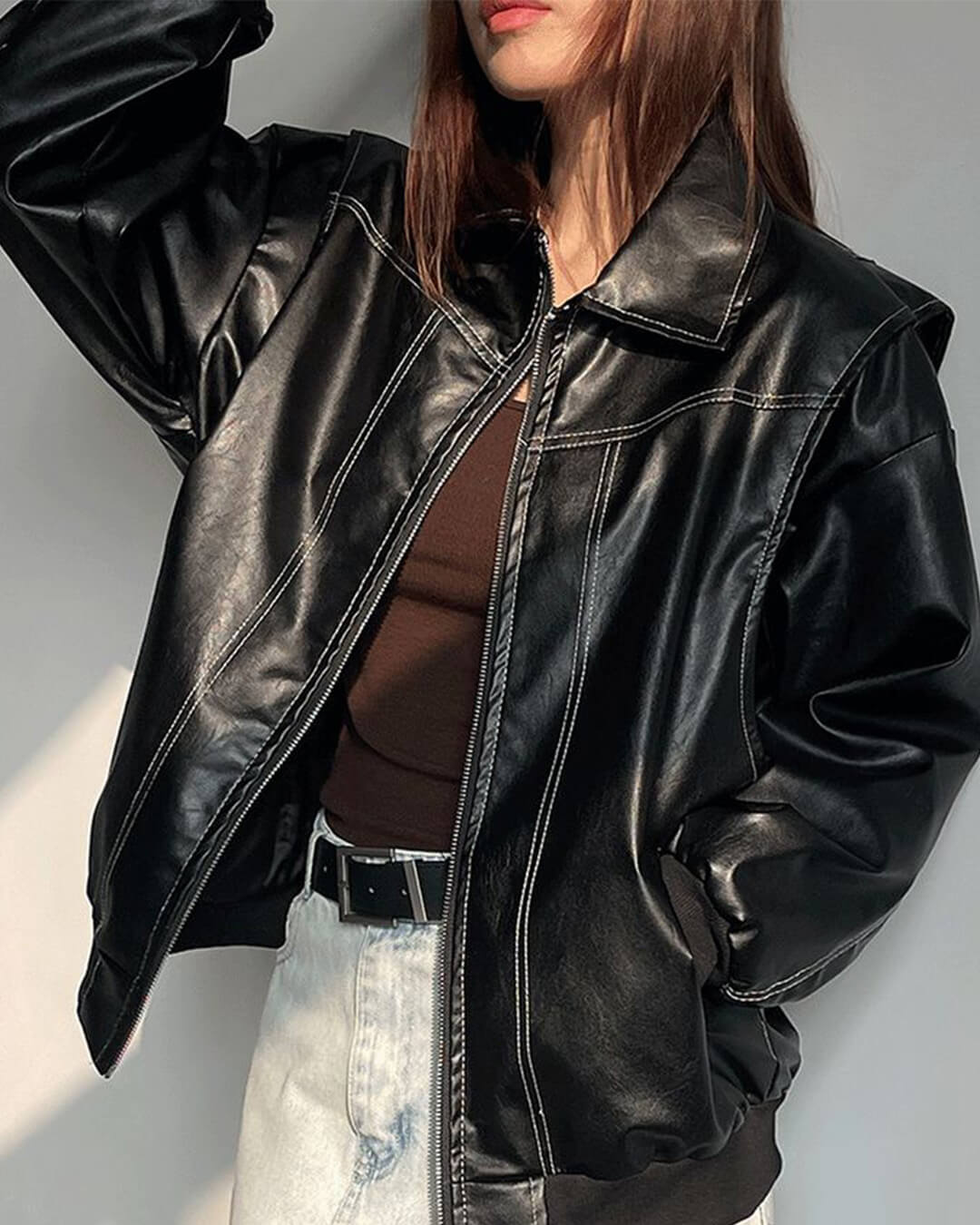Women's SOERA Brooke Zip-Up Bomber Jacket