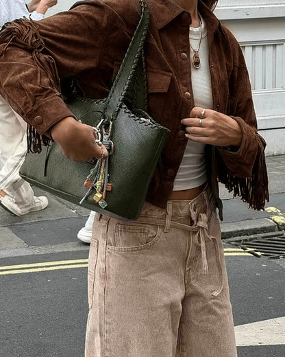 Women's Sophia Tassel Suede Jacket
