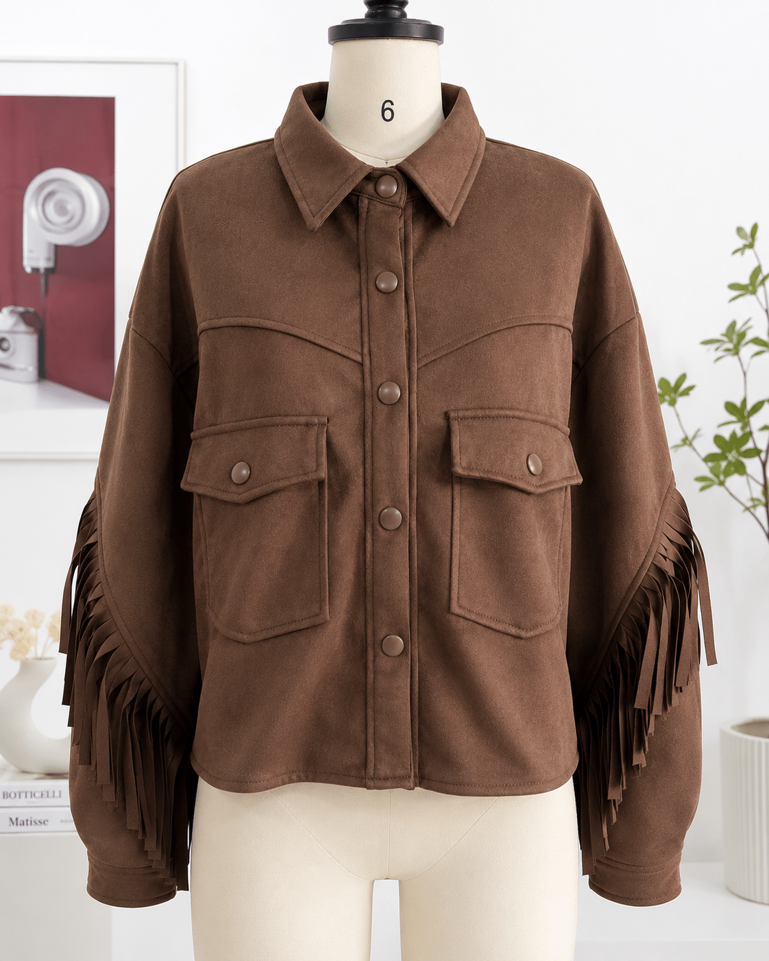Women's Sophia Tassel Suede Jacket